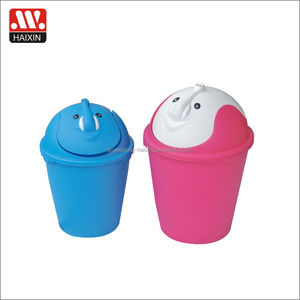 Thùng Rác Hình Gấu Trúc Nhiều Màu Hoạt Hình Bán Chạy Có Nắp Thùng Rác Thùng Rác Nhựa Mới Lạ 6L 8L - Product Image 5