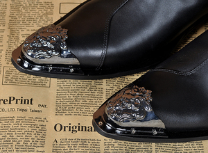 NA035 2022 <span class=keywords><strong>Scarpe</strong></span> da <span class=keywords><strong>Uomo</strong></span> in Metallo <span class=keywords><strong>con</strong></span> Punta Affusolata, Stivaletti Alla Caviglia <span class=keywords><strong>con</strong></span> Cerniera, <span class=keywords><strong>Scarpe</strong></span> di Alta Qualità <span class=keywords><strong>con</strong></span> <span class=keywords><strong>Tacco</strong></span> Grosso, Stivali Invernali <span class=keywords><strong>per</strong></span> <span class=keywords><strong>Uomo</strong></span> - Product Image 6