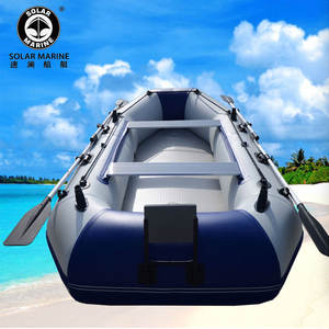 Надувная гребная лодка D270-3 Solarmarine 2,7 м с надувным дном из ПВХ 0,9 мм, 100% сварка без клея, для использования в море - Product Image 2