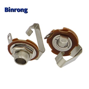 Audio 1/4 "DC <span class=keywords><strong>hembra</strong></span> Jack <span class=keywords><strong>TRS</strong></span> Mono Panel Mount Jack Socket Connector - Product Image 3