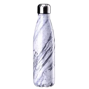 顶级销售定制标志BPA免费不锈钢双壁水瓶24盎司烧瓶真空保温瓶