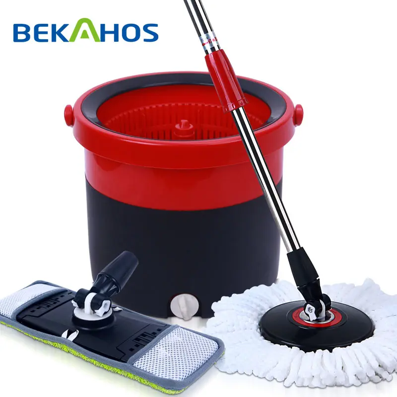 Bekahos New Product Easy Life Cleaning Tool 360 Rotating Spin Magic Single Bucket Mop best selling Floor Cleaning Machine