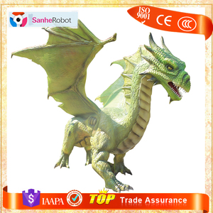 Centro Comercial animada vida artificial tamaño animatronic estatuas <span class=keywords><strong>de</strong></span> <span class=keywords><strong>dragón</strong></span> para la venta - Product Image 4