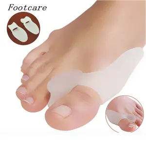 Pemisah Jari Kaki Perenggang Korektor Bunion Gel Silikon Pedikur Penyebar Jari Kecil