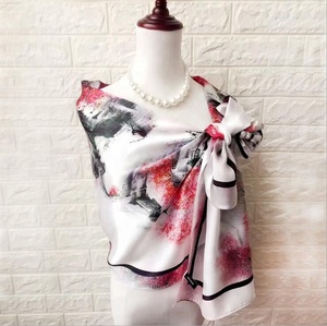 Zp nhà máy trực tiếp phụ nữ Khăn choàng lụa tốn kém với mô hình thành phố nước - Product Image 1