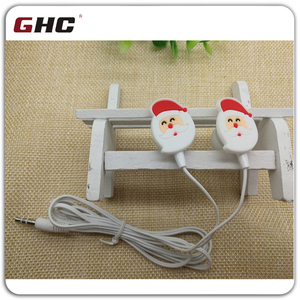 Bouchon en caoutchouc de mode 2D Père Noël écouteur être un cadeau - Product Image 2