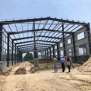 Q235/Q345 viga de acero <span class=keywords><strong>casa</strong></span> kits de construcción metal almacén prefabricado China - Product Image 2