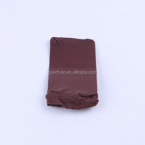 Logo personnalisé et emballage Deluxe Dream <span class=keywords><strong>Beige</strong></span> Perruque Cap 2 PCS/Pack Extensible Élastique Filet À Cheveux <span class=keywords><strong>Snood</strong></span> Perruque Cap Hairnet Cheveux Maille - Product Image 3