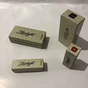 キラキラ紙素材マニキュアオイル包装箱