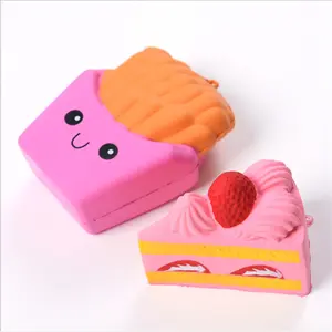 2018 Funny Toys Jumbo food set Stress Relief Toys set Custom Licensed Soft Squishies