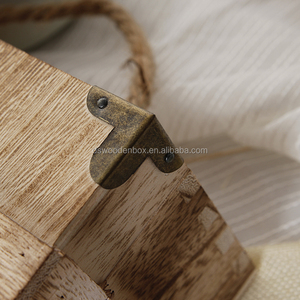 Paulownia — boîte à vin de style Paulownia Chic, 2 bouteilles, pour <span class=keywords><strong>whisky</strong></span>, Champagne, présentoir, cadeau - Product Image 3