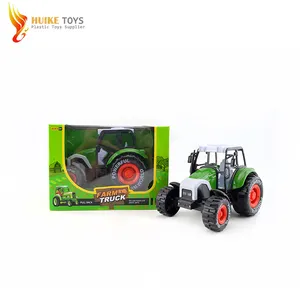 Beste qualität diecast lkw auto pull zurück metall landwirt traktor spielzeug modell