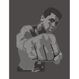 Tùy Chỉnh Pha Lê T-Shirt Bling Thiết Kế Nổi Tiếng Nhạc Sĩ Hoàng Tử Motif Rhinestone Chuyển Hotfix - Product Image 5