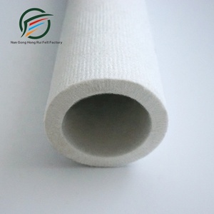 Custom机油吸收工业100% 美利奴羊毛毛毡管 - Product Image 4