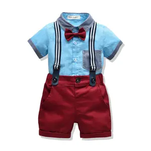 नई डिजाइन बच्चों लड़का पहनने सेट यूरोपीय शैली लड़कों कपड़े सेट लड़का सूट बच्चे कपड़ा