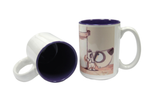 11Oz 15Oz Top Grade Màu Sắc Thiết Kế Riêng Gốm Lưu Niệm Mug Thăng Hoa - Product Image 2