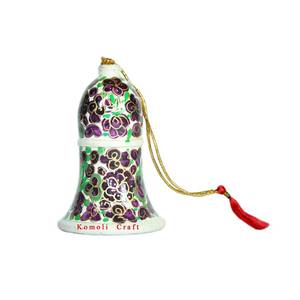 Adornos de árbol de Navidad pintados a mano, adornos de madera, campanas, decoraciones de Navidad - Product Image 2