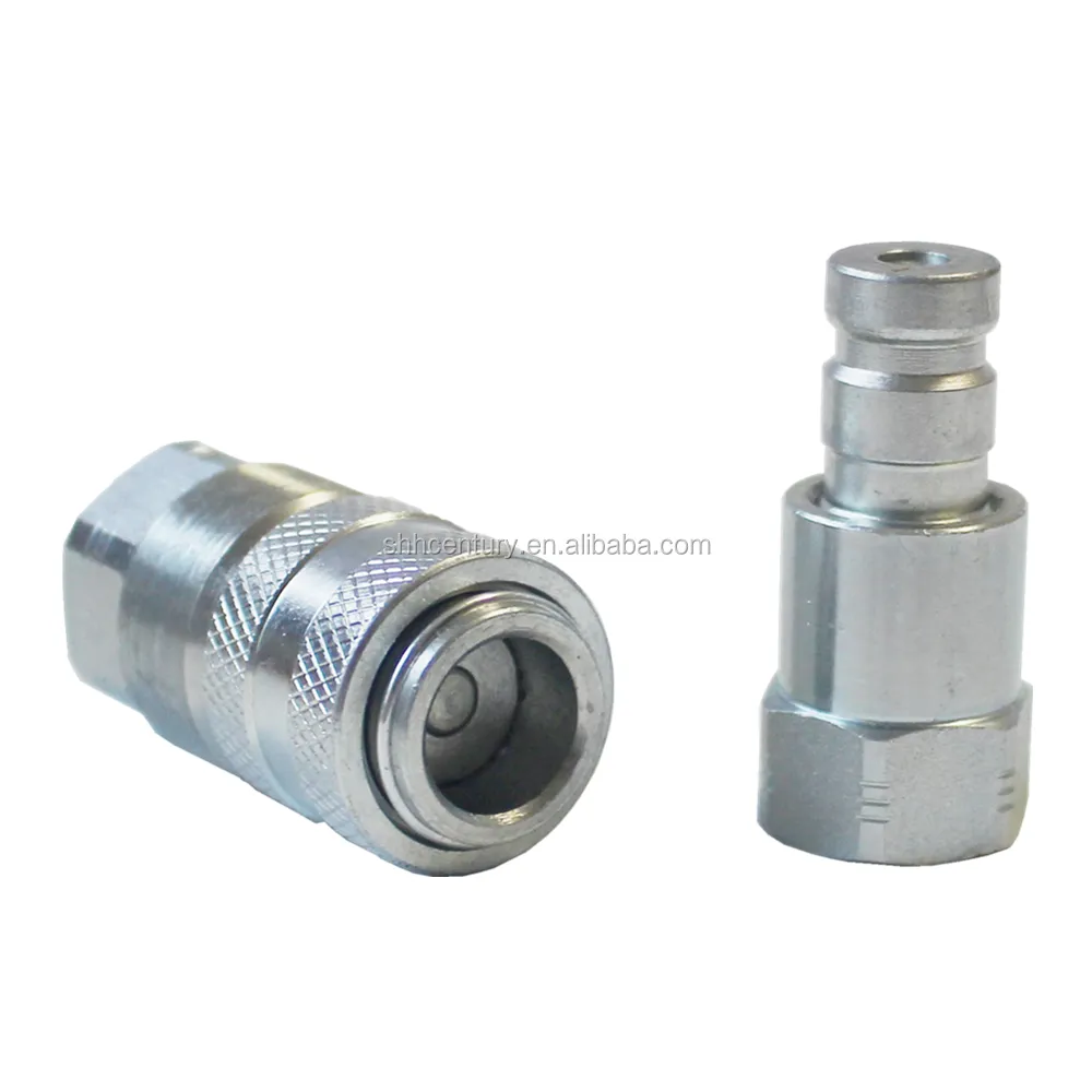 Parker PD243 Series PD Carbon Steel Quick Connect Coupling with Female Pipe Thread, 1/8" Body Size