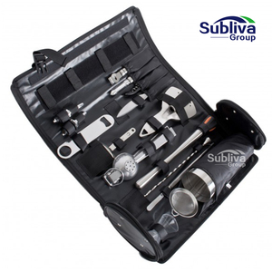 Phụ Kiện Quầy <span class=keywords><strong>Bar</strong></span> Túi Cán Bộ Dụng Cụ Quầy <span class=keywords><strong>Bar</strong></span> Túi Dụng Cụ Cán Cuộn Túi Bộ Dụng Cụ Cocktail - Product Image 1