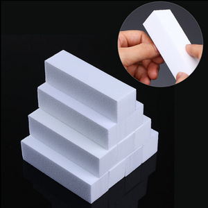Bloque de uñas de manicura profesional de 4 lados, 10 piezas al por mayor, pulidor de uñas blanco <span class=keywords><strong>EVA</strong></span> para pulir y brillar - Product Image 4