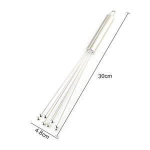 <span class=keywords><strong>Fouet</strong></span> en boule en acier inoxydable de 12 pouces, mélangeur manuel, outils de cuisine, accessoires - Product Image 2