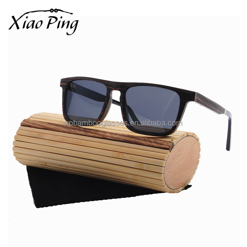 Best Seller protezione UV grandi occhiali da sole da uomo in legno