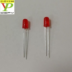 Diodes électroluminescentes LED rouges de 5 mm de qualité supérieure, prix bas, fabriquées en Chine, 1000 pièces par sac - Product Image 4