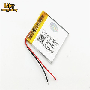 Rechargeable battery lithium polymer battery battery 3,7 V 303735, 310 mah Li-ion battery - Product Image 4