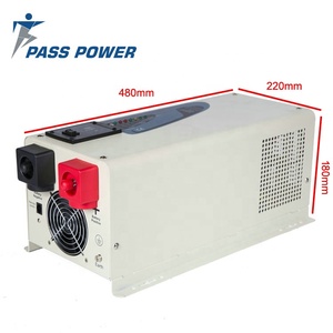 Convertisseur CE ROHS CB SAA PASSPOWER 3000 Watt <span class=keywords><strong>12</strong></span> <span class=keywords><strong>VDC</strong></span> 230VAC Chargeur onduleur à onde sinusoïdale pure hors réseau 3kw Max 9000W - Product Image 2