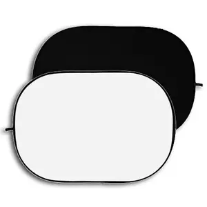 Fotografía multifunción de 150x200cm, doble cara con colores blanco y negro, difusor plegable para reflector o fondo