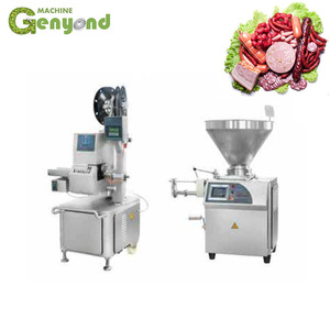 Prix de la ligne de production automatique de saucisses, <span class=keywords><strong>machine</strong></span> de fabrication de saucisses, hachoir à viande, coupe-bol, farcieuse sous vide, four à fumer, fabriquée à Shanghai - Product Image 2