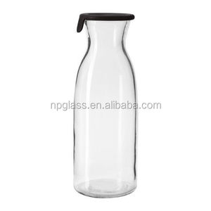 Botella <span class=keywords><strong>de</strong></span> <span class=keywords><strong>agua</strong></span> <span class=keywords><strong>de</strong></span> <span class=keywords><strong>cristal</strong></span> para bebidas y exprimidor, <span class=keywords><strong>1</strong></span> <span class=keywords><strong>litro</strong></span>, 34oz - Product Image 1