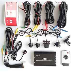 4個1080P Camera 3D HD Surround View Car Security Recording System 360 Degree Bird ViewパノラマBUSカメラSystem