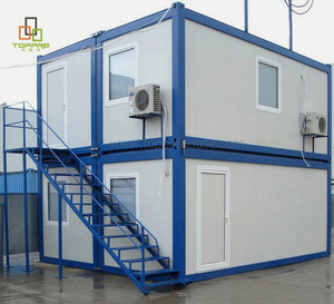 Chống Động Đất Prefab Sẵn Sàng Thực hiện Container Nhà 20ft Văn Phòng Lưu Trữ Di Động Mini Văn Phòng Đúc Sẵn Container Có Thể Tháo Rời Nhà - Product Image 2