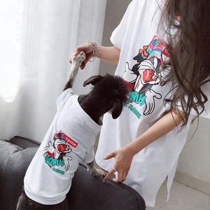 GMTPET <span class=keywords><strong>Pet</strong></span> ürünleri fabrika toptan tasarımcı evcil köpek kıyafeti giysi yaz Odale köpek <span class=keywords><strong>T</strong></span> Shirt eşleşen <span class=keywords><strong>Pet</strong></span> ve sahibi giysi - Product Image 2