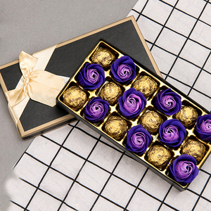 Cajón de revestimiento Uv negro de cartón de lujo, venta al por mayor, cajas de barras para la venta, caja de regalo para fechas de embalaje de Chocolate fresco - Product Image 2