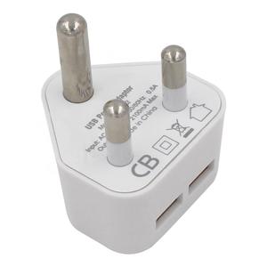 Indian Charger Travel Wall Adaptor Mobile Phone Africa Power Usb Socket 5 Volt 3 Pin South African <strong>India</strong> Plug <strong>Adapter</strong> - Product Image 1