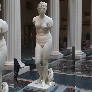 Estatua de mármol blanco de <span class=keywords><strong>Venus</strong></span> decorativa antigua de tamaño real - Product Image 2