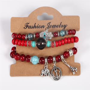 Braccialetto con Charm Mano di <span class=keywords><strong>Fatima</strong></span> in Lega di Zinco, Gioielli alla Moda Senza Nichel - Product Image 4