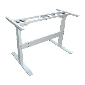 Yeni tasarım elektrikli kaldırma sütun oturmak standı ofis masası akıllı yüksekliği ayarlanabilir masa çerçevesi metal bacaklar