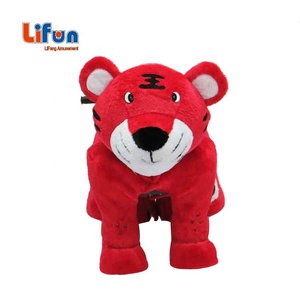 4 bánh xe Động Vật Xe Đạp Pin Powered Cơ Giới Riding Thú Nhồi Bông Đi Bộ Động Vật Điện Xe Tay Ga Rides - Product Image 2