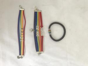 <span class=keywords><strong>Pulsera</strong></span> del <span class=keywords><strong>orgullo</strong></span> <span class=keywords><strong>gay</strong></span>, hebilla magnética, arcoíris - Product Image 4