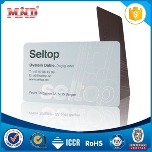 MDC1144 size standard blank tk4100 rfid card with uid number printout in White - Product Image 6