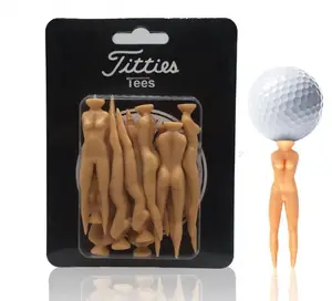 10pc por pacote grande funny gift nude lady Golf Tee golf divot tool pack