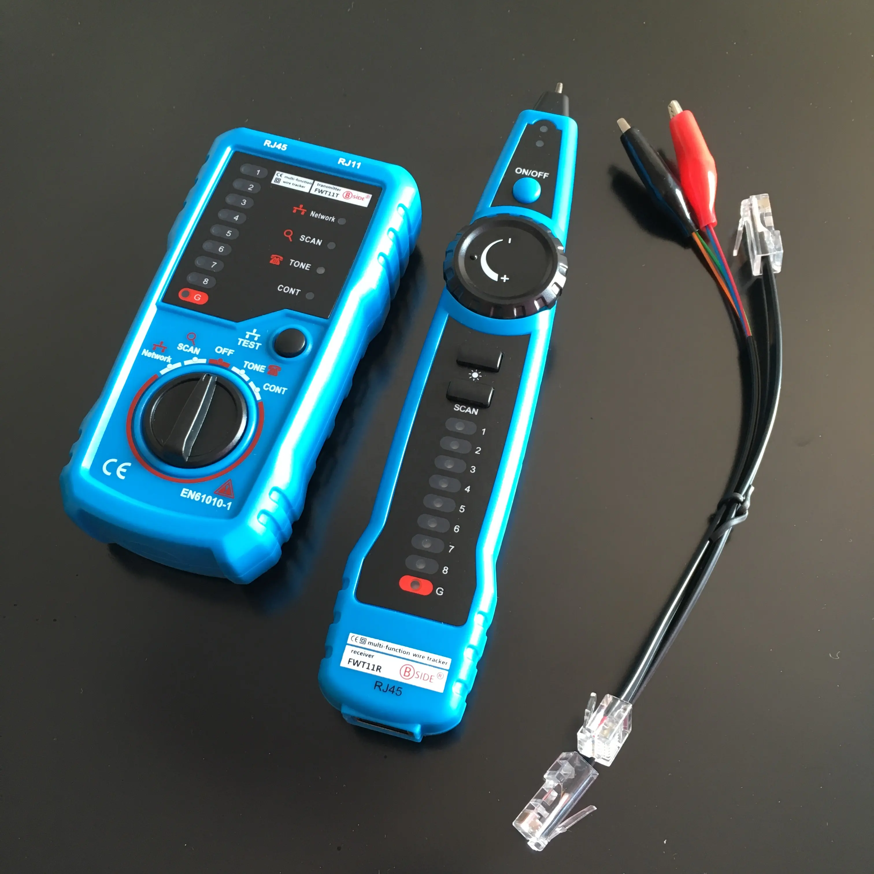 Тестер BSIDE FWT11, детектор для обнаружения телефонных и сетевых кабелей, RJ11 / RJ45