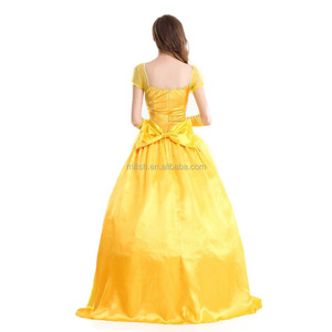 <span class=keywords><strong>Disfraz</strong></span> de Princesa <span class=keywords><strong>Bella</strong></span> de La <span class=keywords><strong>Bella</strong></span> <span class=keywords><strong>y</strong></span> la <span class=keywords><strong>Bestia</strong></span> para Adultos, <span class=keywords><strong>Disfraz</strong></span> de Halloween, Cosplay, Venta al por Mayor, MFJ-0016 - Product Image 2