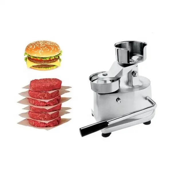 Alta qualità 100mm <span class=keywords><strong>Hamburger</strong></span> commerciale patty <span class=keywords><strong>maker</strong></span> /burger press <span class=keywords><strong>machine</strong></span>