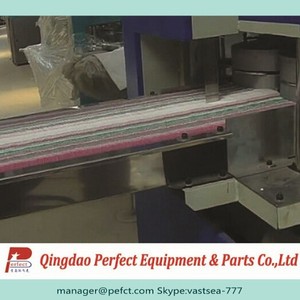 Alta velocidad <span class=keywords><strong>2</strong></span> color tejido servilleta de la máquina de plegado - Product Image 5
