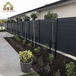 OSK 最新设计的花园围栏，用于中国制造的 WPC 墙板户外