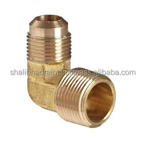 Latón de Alta Calidad 90 °   Conector de Codo Macho Tipo Flare, Suministro Directo de Fabricante Indio de Herrajes - Product Image 2